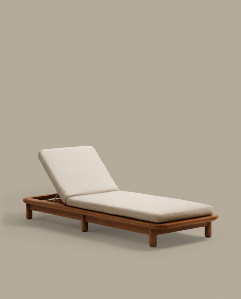 Tumbona Turqueta de madera maciza de teca FSC 100%