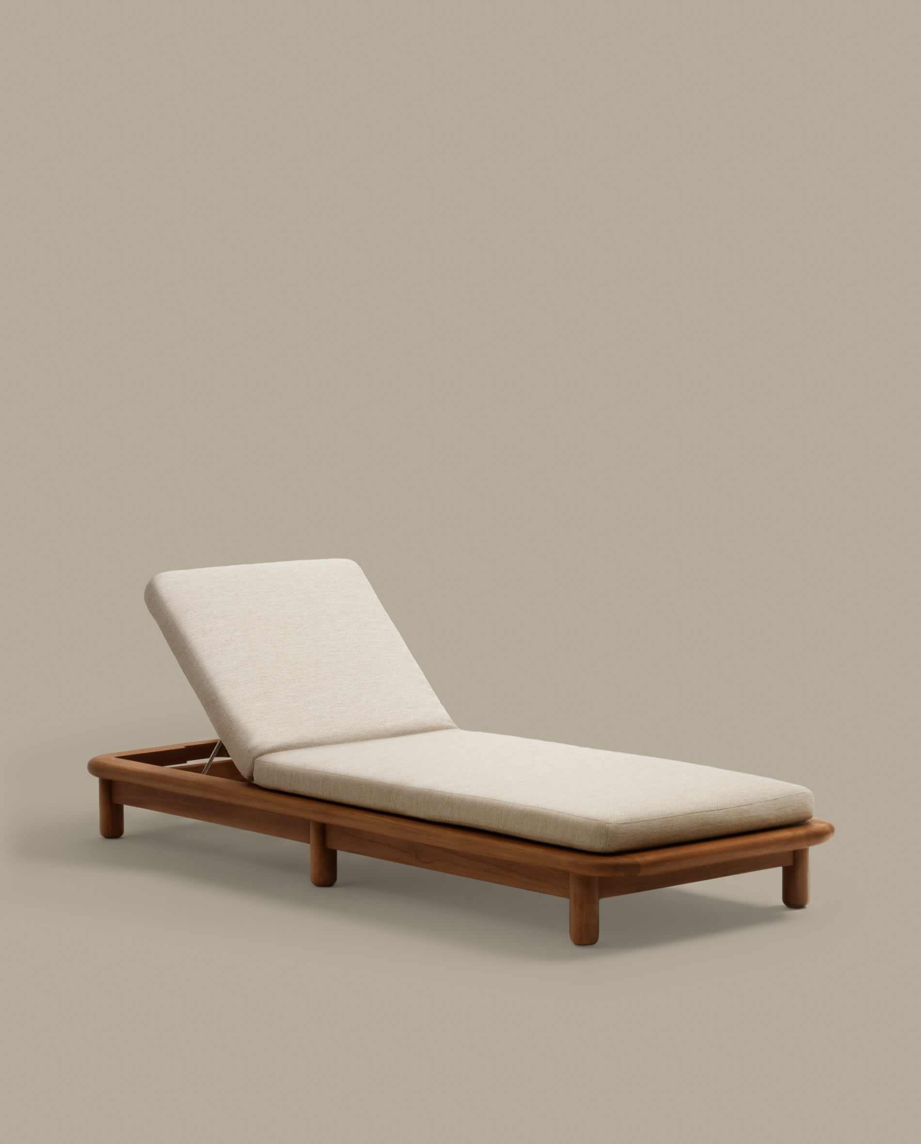 Tumbona Turqueta de madera maciza de teca FSC 100%