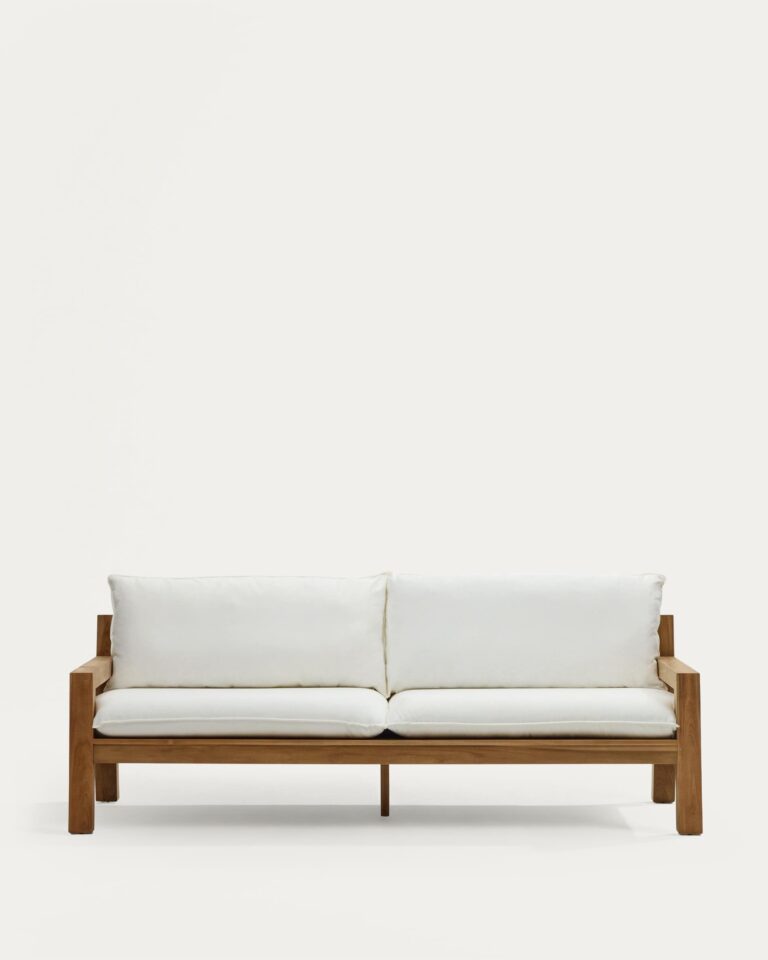 Sofá Forcanera 3 plazas de madera maciza de teca 211 cm