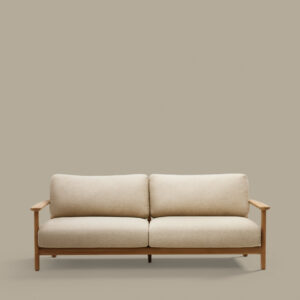 Sofá Tirant 3 plazas de madera maciza de teca 212 cm FSC 100%