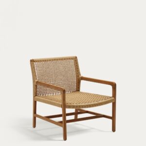 Sillón Sabolla de madera maciza de teca