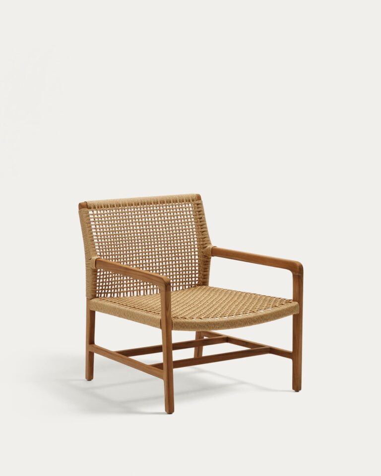 Sillón Sabolla de madera maciza de teca