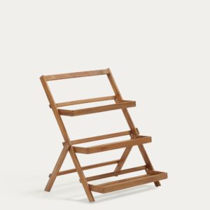Estantería de exterior Victora de madera maciza de acacia 70 x 85 cm FSC 100%