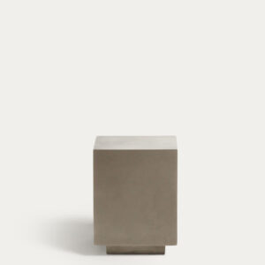 Mesa auxiliar Rustella de cemento 35 x 35 cm