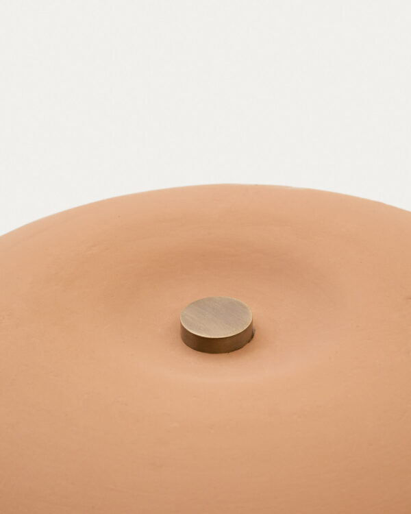 Lámpara de mesa Arinda de terracota