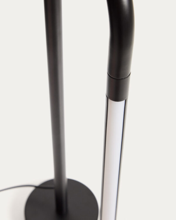 Lámpara de mesa Bow de aluminio negro