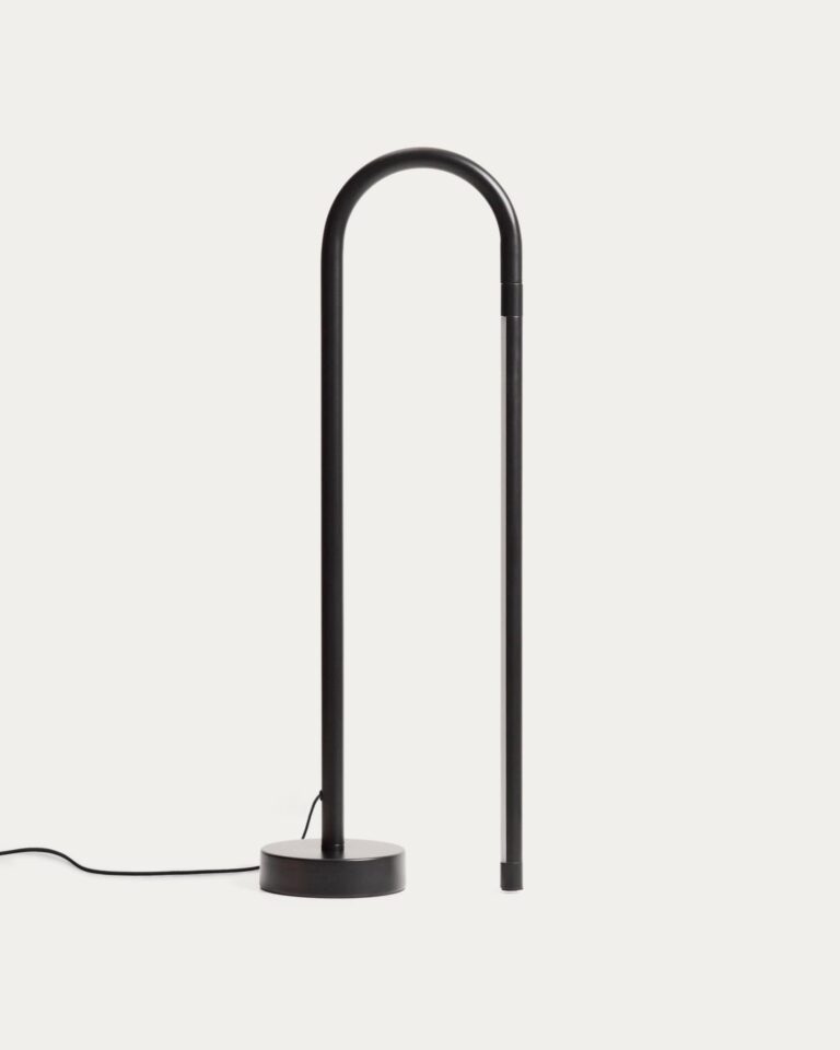 Lámpara de mesa Bow de aluminio negro