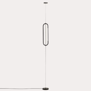 Lámpara de techo Bow de aluminio negro Ø 16 cm
