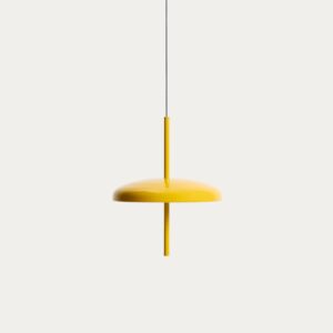 Lámpara de techo portátil Porte de aluminio amarillo Ø 16 cm