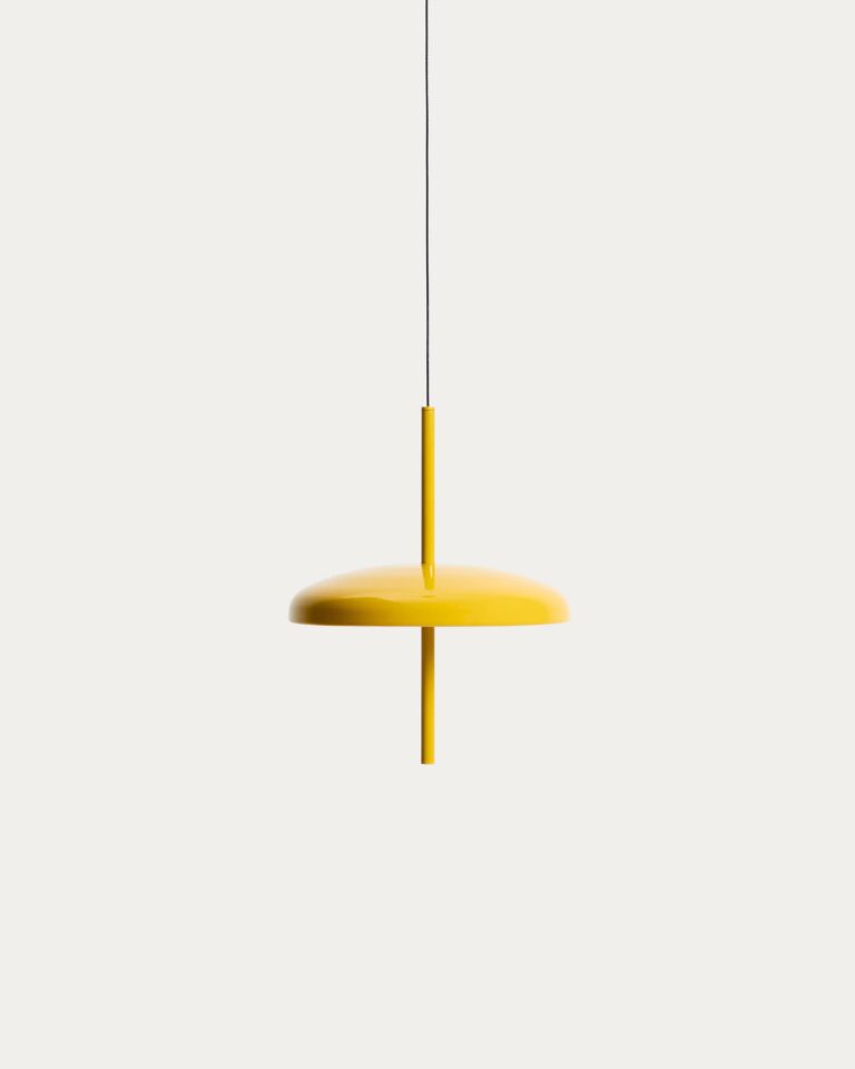 Lámpara de techo portátil Porte de aluminio amarillo Ø 16 cm