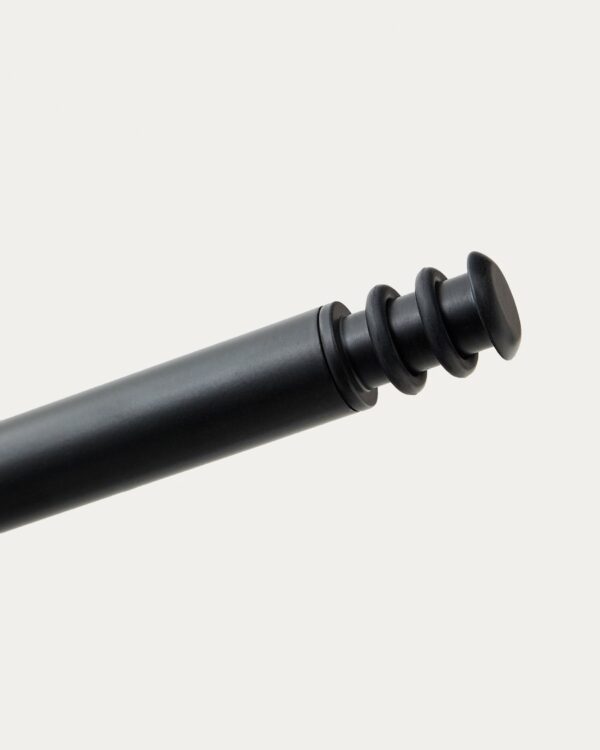 Soporte para lámparas portátiles Nali de metal con acabado pintado negro