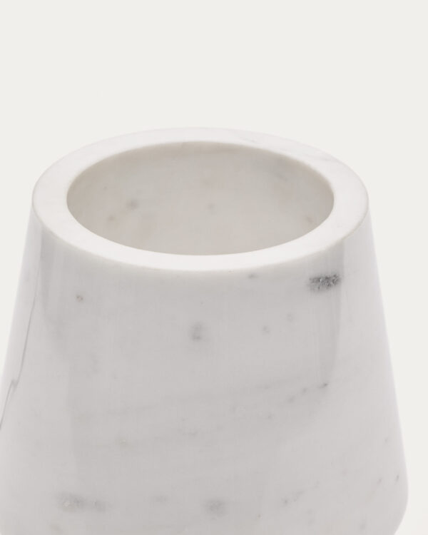 Lámpara de mesa Alaro de mármol blanco