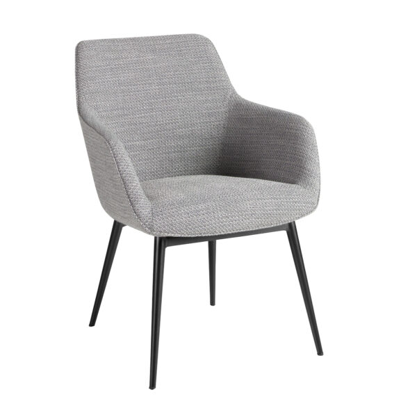 Silla tela gris