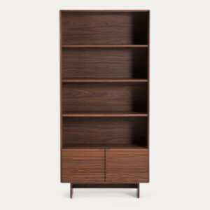 Estantería Norlen de chapa de nogal FSC Mix Credit 90 x 190 cm