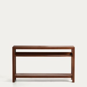 Consola Norani de madera maciza y chapa de acacia 140 x 80 cm