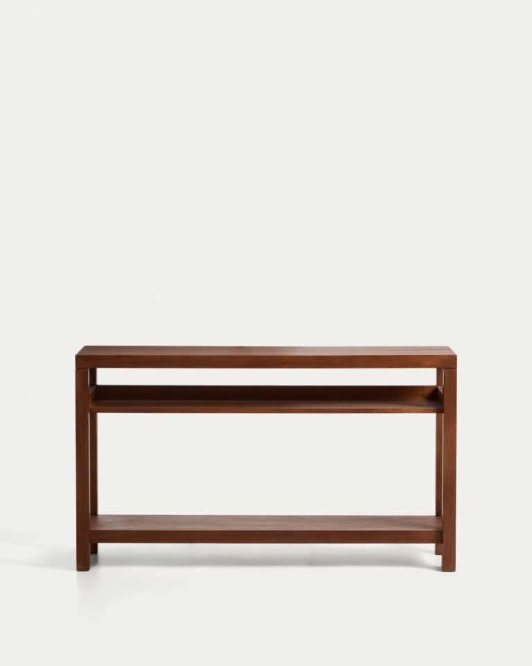 Consola Norani de madera maciza y chapa de acacia 140 x 80 cm