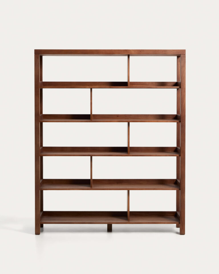 Estantería Norani de madera maciza y chapa de acacia 150 x 185 cm