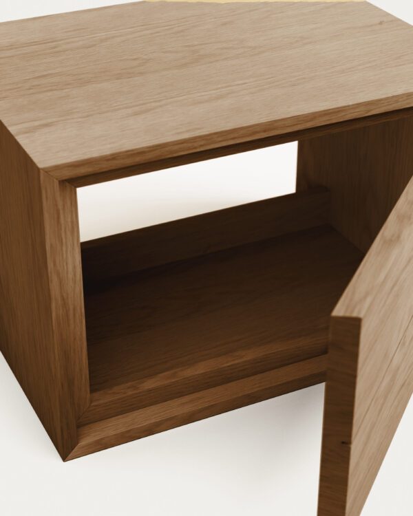 Mueble de baño Kenta de madera maciza de teca con acabado natural 60 x 45 cm