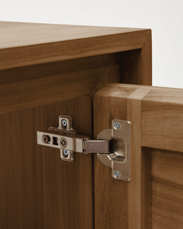 Mueble de baño Kenta de madera maciza de teca con acabado natural 60 x 45 cm