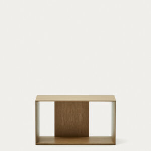 Módulo estantería mediano Litto de chapa de roble 67 x 38 cm
