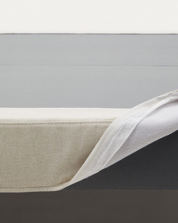 Funda para cama Ofelia crudo para colchón de 90 x 200 cm