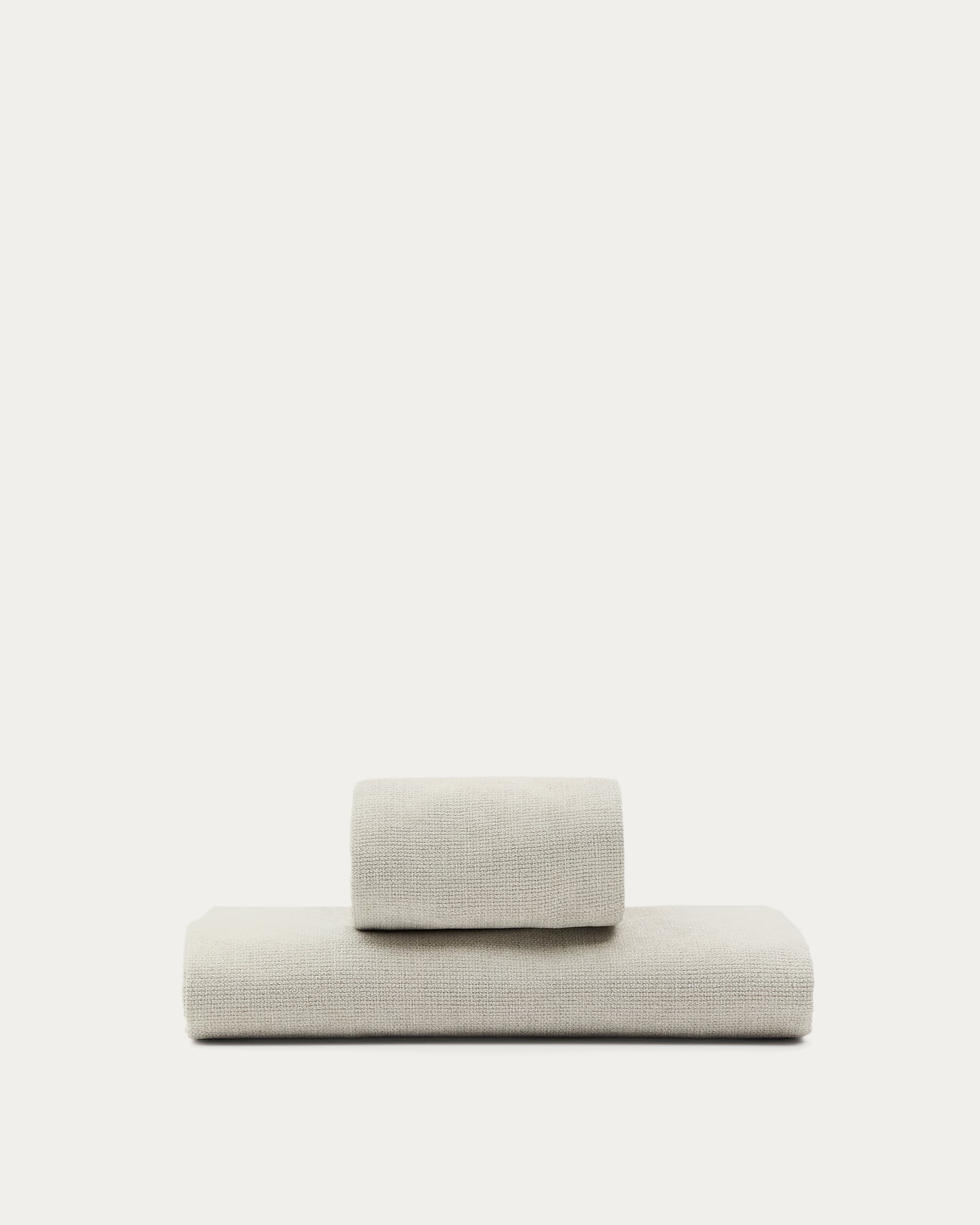 Funda para cama Valma de chenilla perla para colchón de 90 x 200 cm