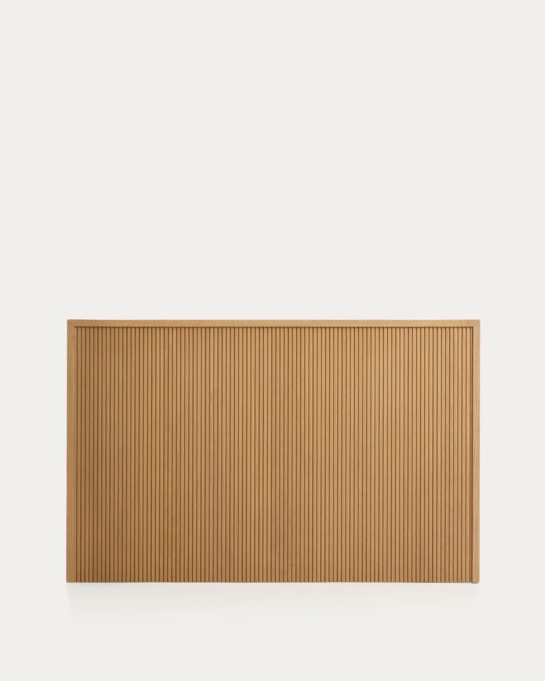 Cabecero Helvine de chapa de roble para cama de hasta 90 cm FSC 100%