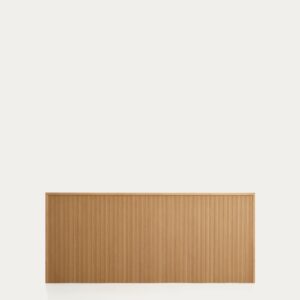 Cabecero Helvine de chapa de roble para cama de hasta 160 cm FSC 100%