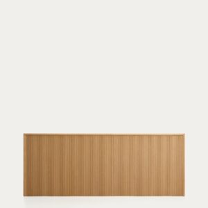 Cabecero Helvine de chapa de roble para cama de hasta 180 cm FSC 100%