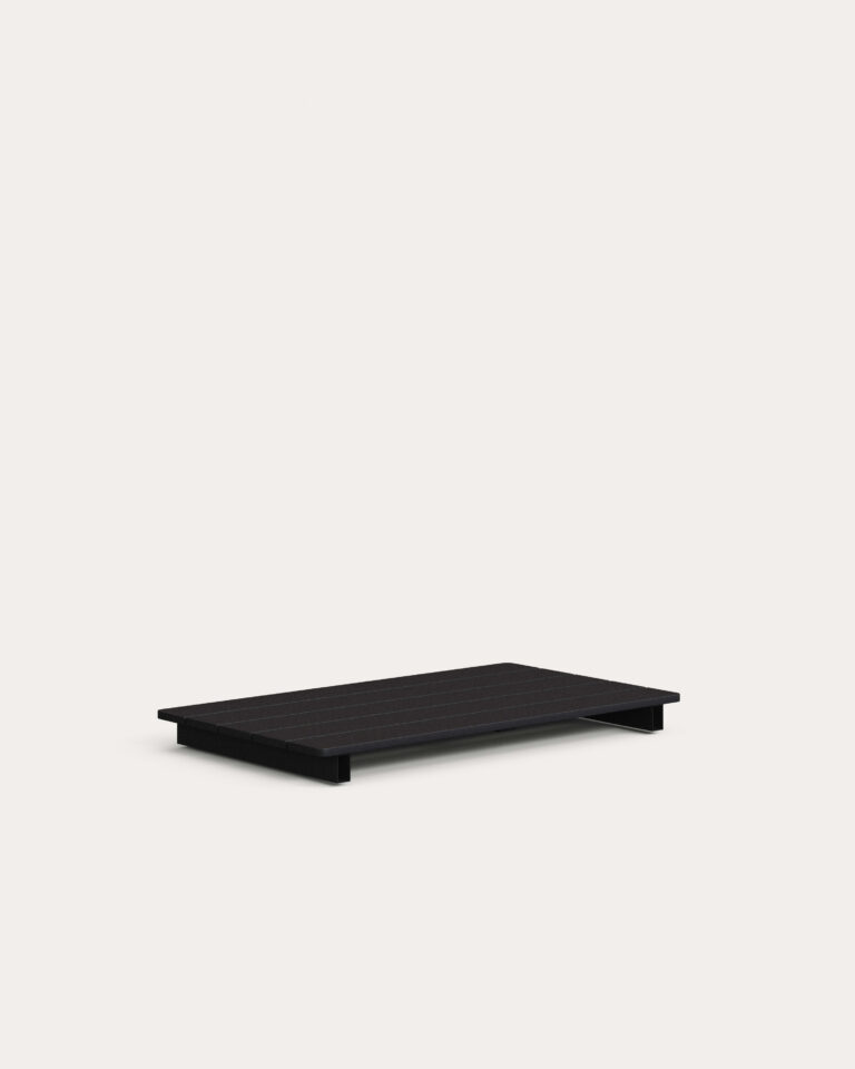 Sobre de mesa modular Sorells de aluminio gris 52 x 91 cm