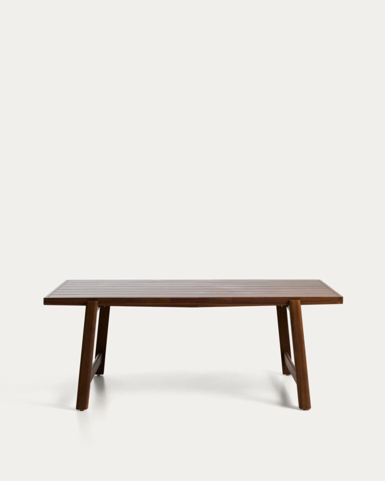 Mesa de exterior Itani de madera maciza de acacia 200 x 100 cm FSC 100%