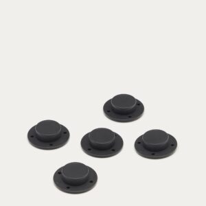 Set de 5 patas regulables con adhesivo para estantería Litto