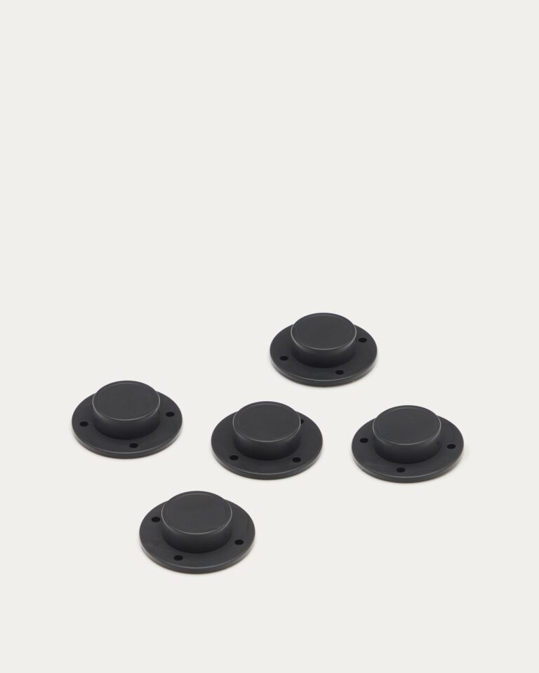 Set de 5 patas regulables con adhesivo para estantería Litto
