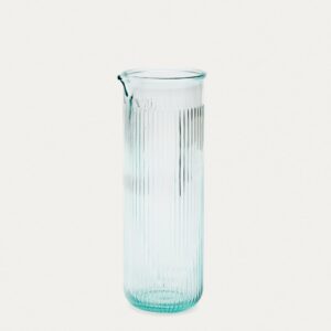 Jarra Milma de vidrio reciclado transparente