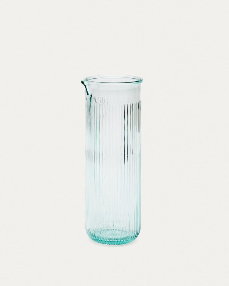 Jarra Milma de vidrio reciclado transparente