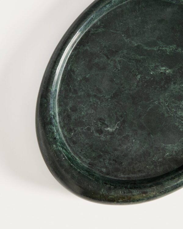 Bandeja Lenorel de mármol verde 30 x 23 cm