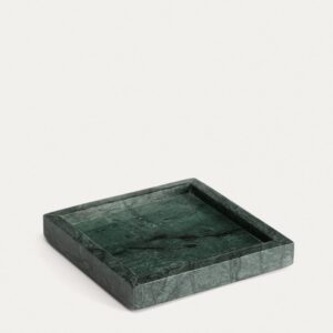Bandeja Serela de mármol verde 18 x 18 cm