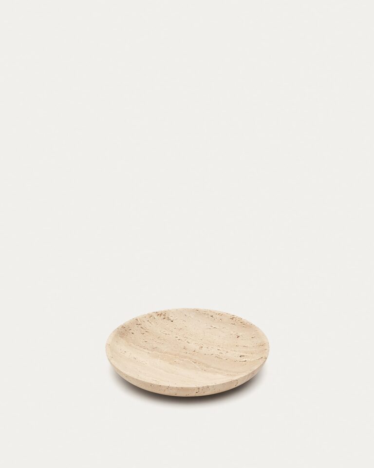 Vaciabolsillos Madlena de travertino beige