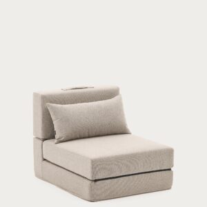 Puf cama convertible Arty beige 70 x 89 (200) cm