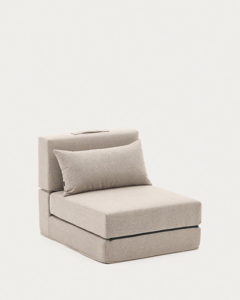 Puf cama convertible Arty beige 70 x 89 (200) cm