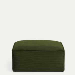 Reposapiés Blok de pana gruesa verde 90 x 74 cm FSC Mix Credit