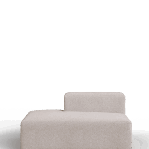 Terminal izquierdo sofá Blok con profundidad de 70 cm beige