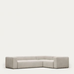 Sofá rinconero Blok 4 plazas beige 320 x 230 cm / 230 x 320 cm