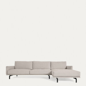 Sofá Galene 4 plazas con chaise longue derecho beige 314 cm FSC Mix Credit