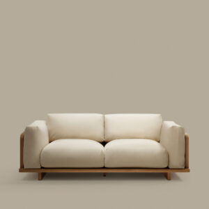 Sofá Oaq 3 plazas beige 225 cm FSC Mix Credit