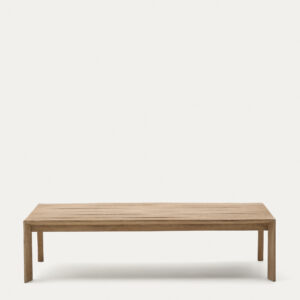 Mesa de centro Ambra de madera maciza de acacia con acabado claro 82,5 x 140 cm FSC 100%