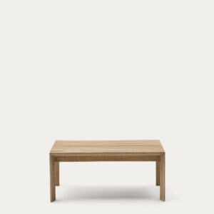 Mesa de centro Ambra de madera maciza de acacia con acabado claro 82,5 x 82,5 cm FSC 100%