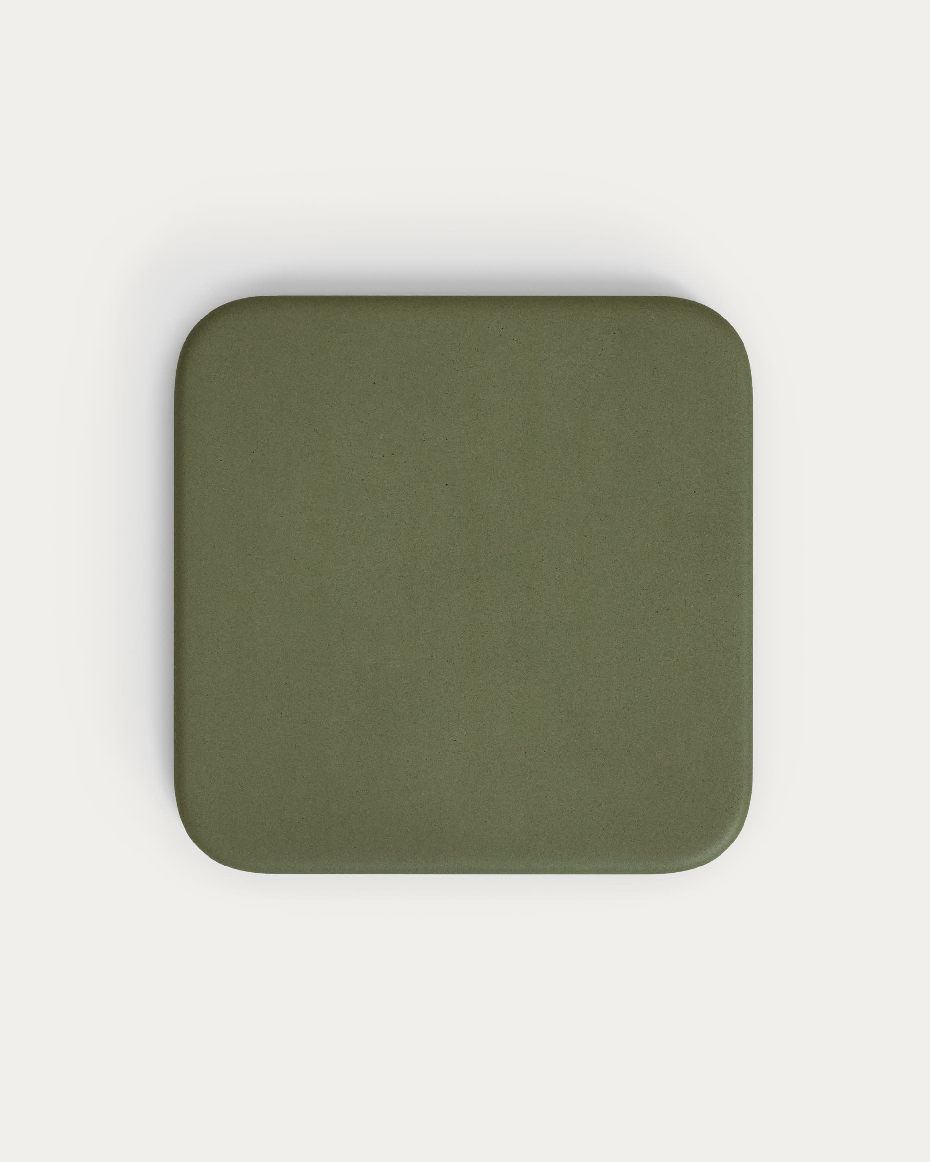 Sobre de mesa Lura de cemento verde 70 x 70cm