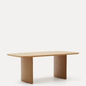 Mesa Litto de chapa de roble 200 x 100 cm