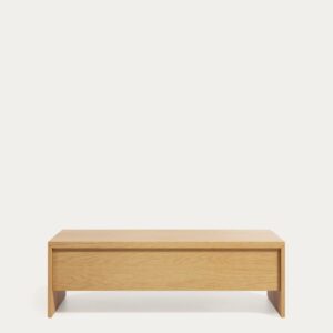 Mesa de centro elevable Abilen de chapa de roble 110 x 60 cm FSC 100%